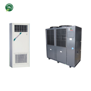 40KW CO2 热泵热风机用于室内供暖和温室大棚