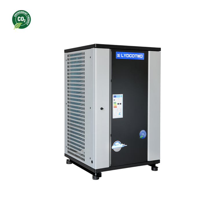 14KW 家用 CO2 空气能热泵，用于热水和供暖，通过 CE 和 TUV